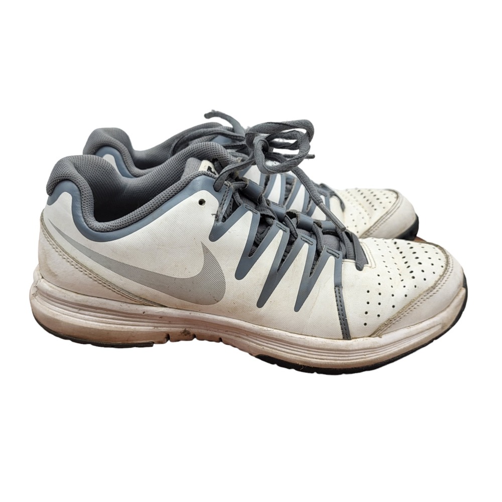 Nike Vapor Court Running Shoes Womens Size 8 631713-100 White Gray Trainers‎